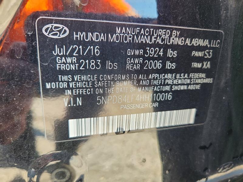 2017 Hyundai Elantra se