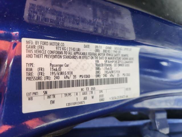 2012 Ford Focus s