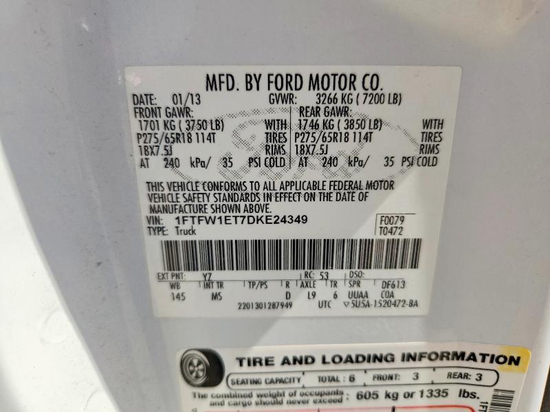 2013 Ford F150 Supercrew