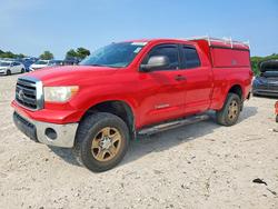 Salvage trucks for sale at West Warren, MA auction: 2011 Toyota Tundra Double Cab SR5