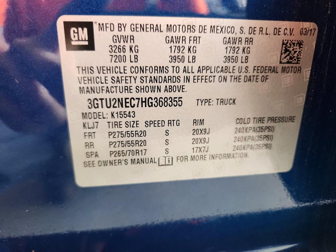 2017 GMC Sierra K1500 SLT