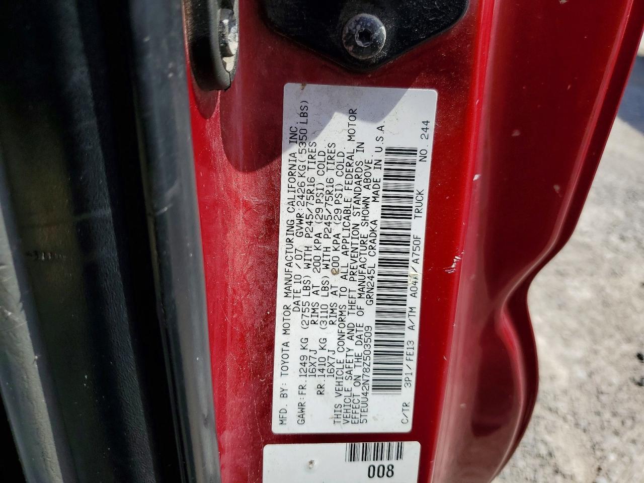 2008 Toyota Tacoma V6