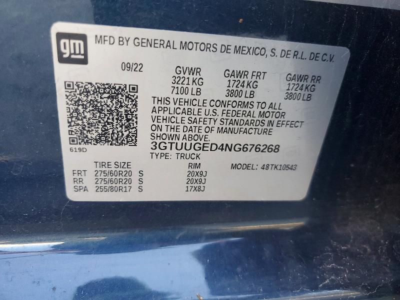 2022 GMC Sierra K1500 Denali