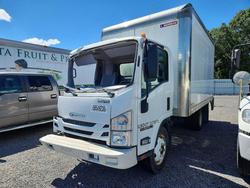 Salvage trucks for sale at Assonet, MA auction: 2019 Isuzu NPR HD