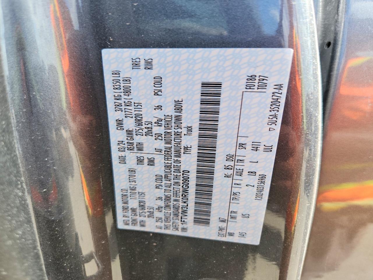 2024 Ford F150 Lightning XLT