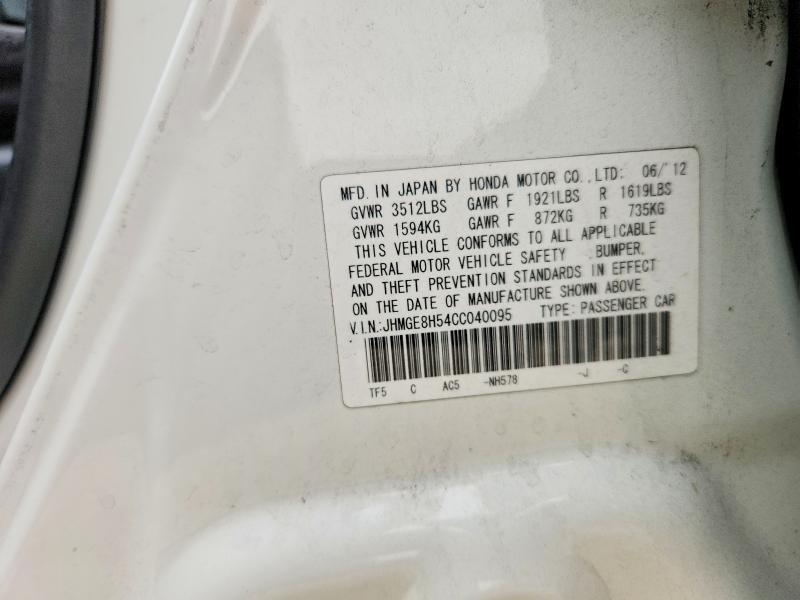 2012 Honda Fit Sport