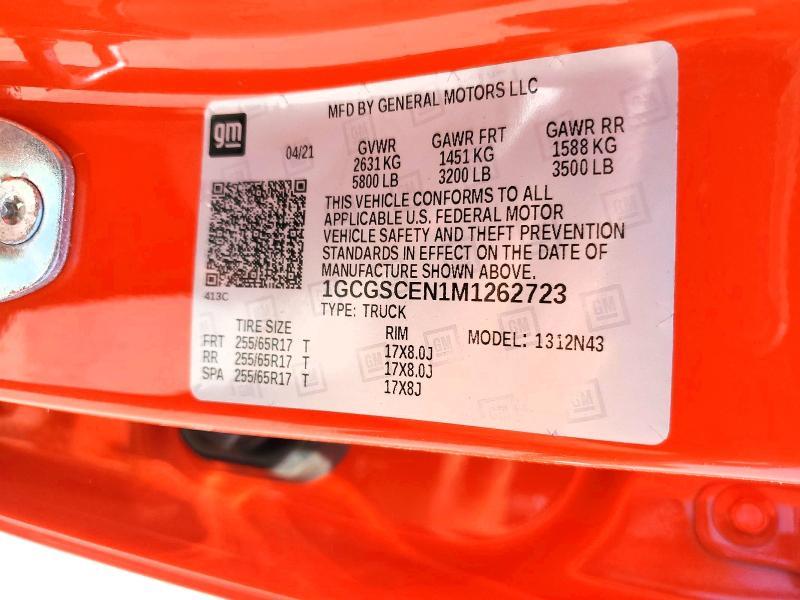 2021 Chevrolet Colorado LT