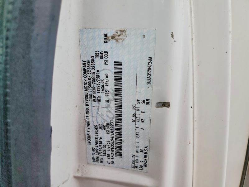 2004 Ford E350 BOX Truck