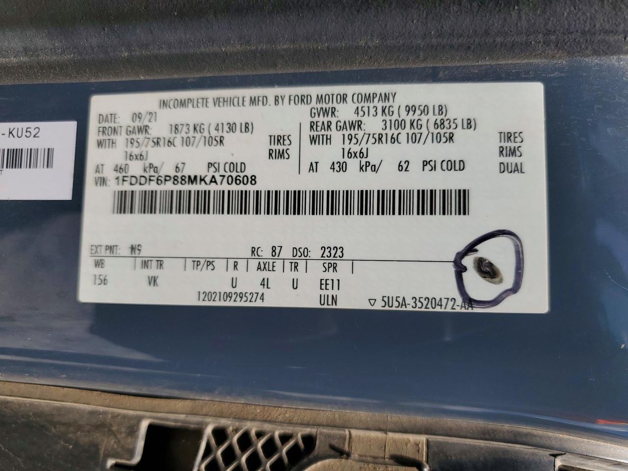 2021 Ford Transit Delivery Truck