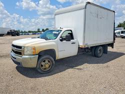 Salvage trucks for sale at Newton, AL auction: 2008 Chevrolet Silverado BOX Truck
