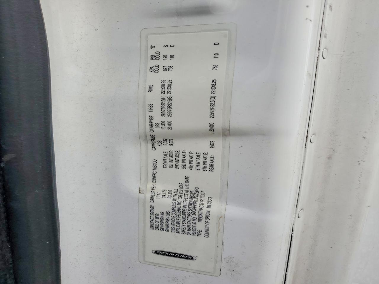 2018 Freightliner Cascadia 126