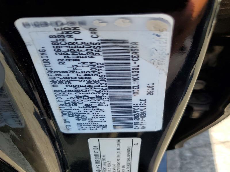2003 Toyota Camry se V6