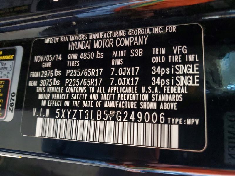 2015 Hyundai Santa fe Sport 2.4l
