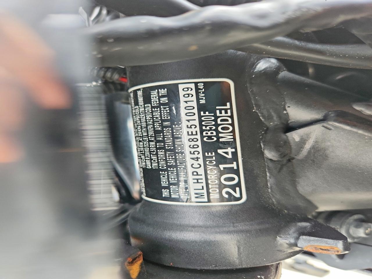 2014 Honda CB500 F