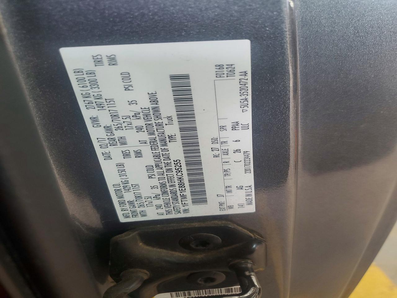 2017 Ford F150