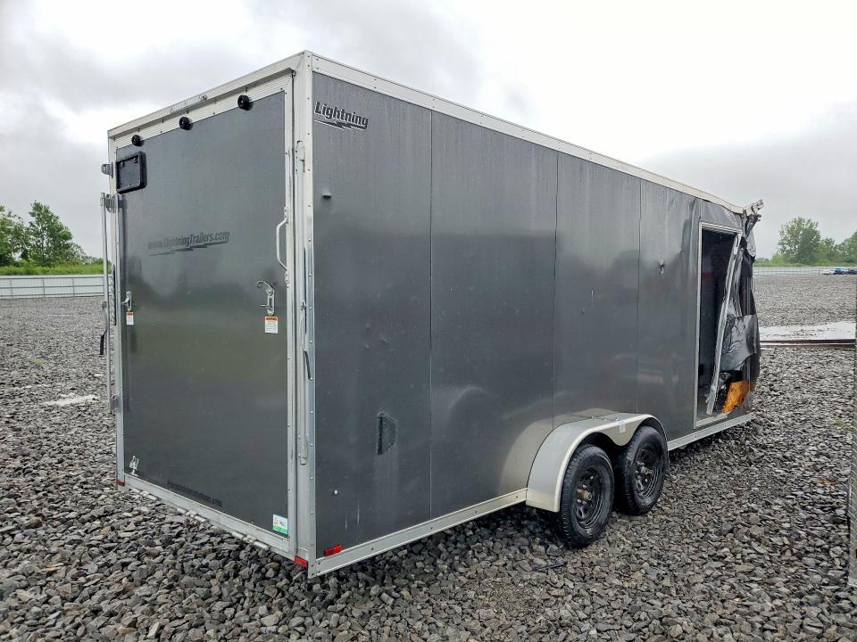 2025 Lightning Enclosed Cargo Snowmobile Trailer
