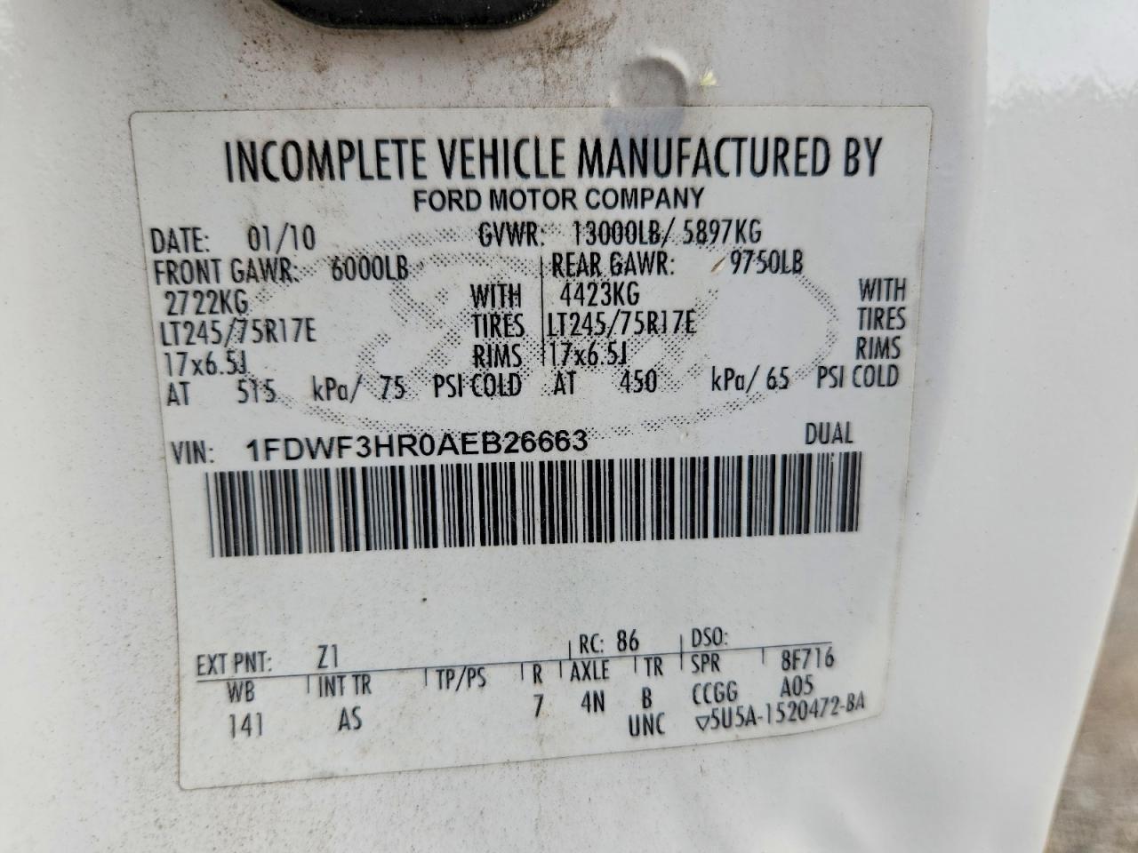 2010 Ford F350 Super Duty