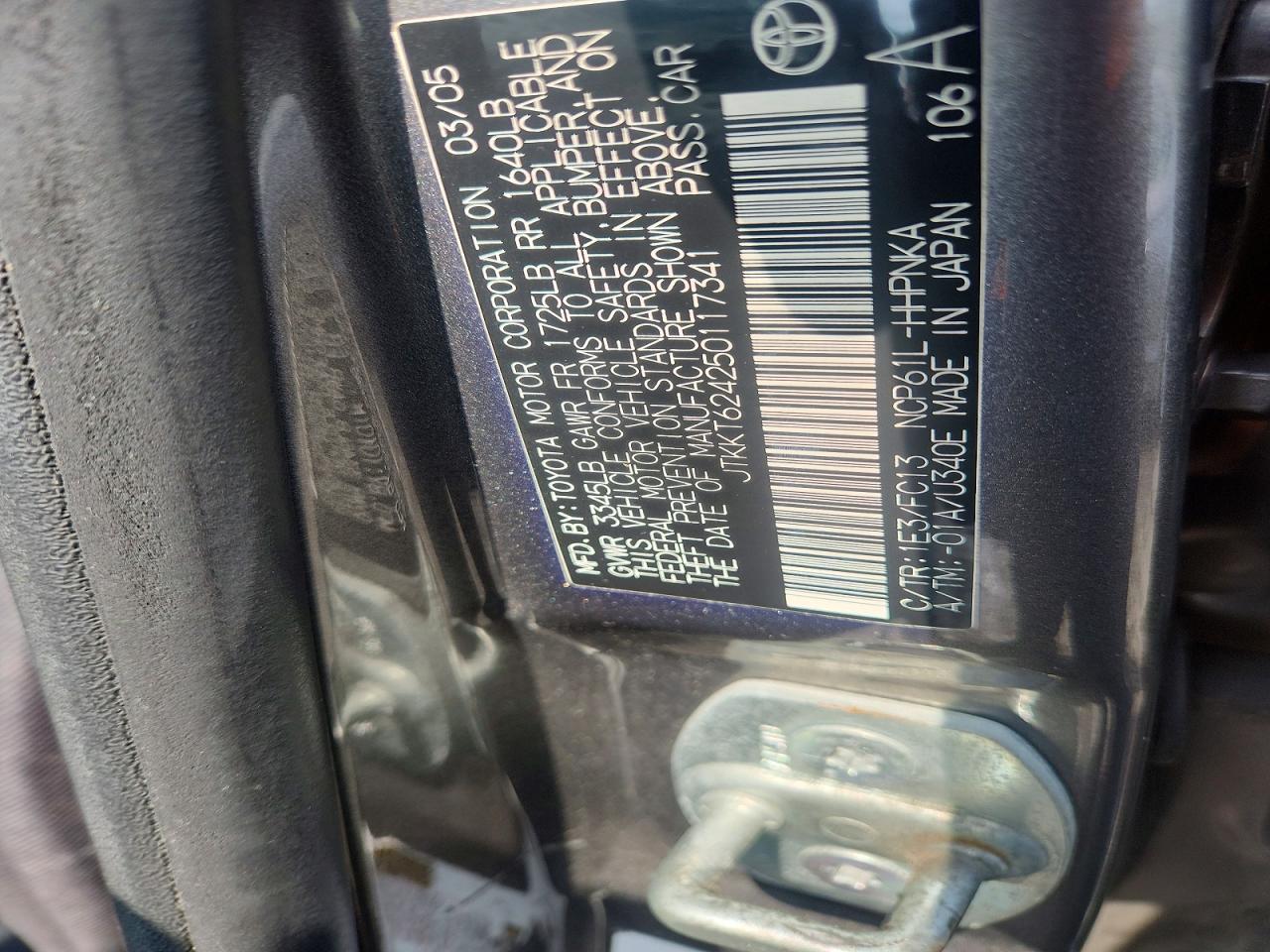 2005 Scion Xa Base