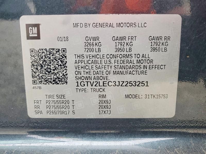 2018 GMC Sierra K1500