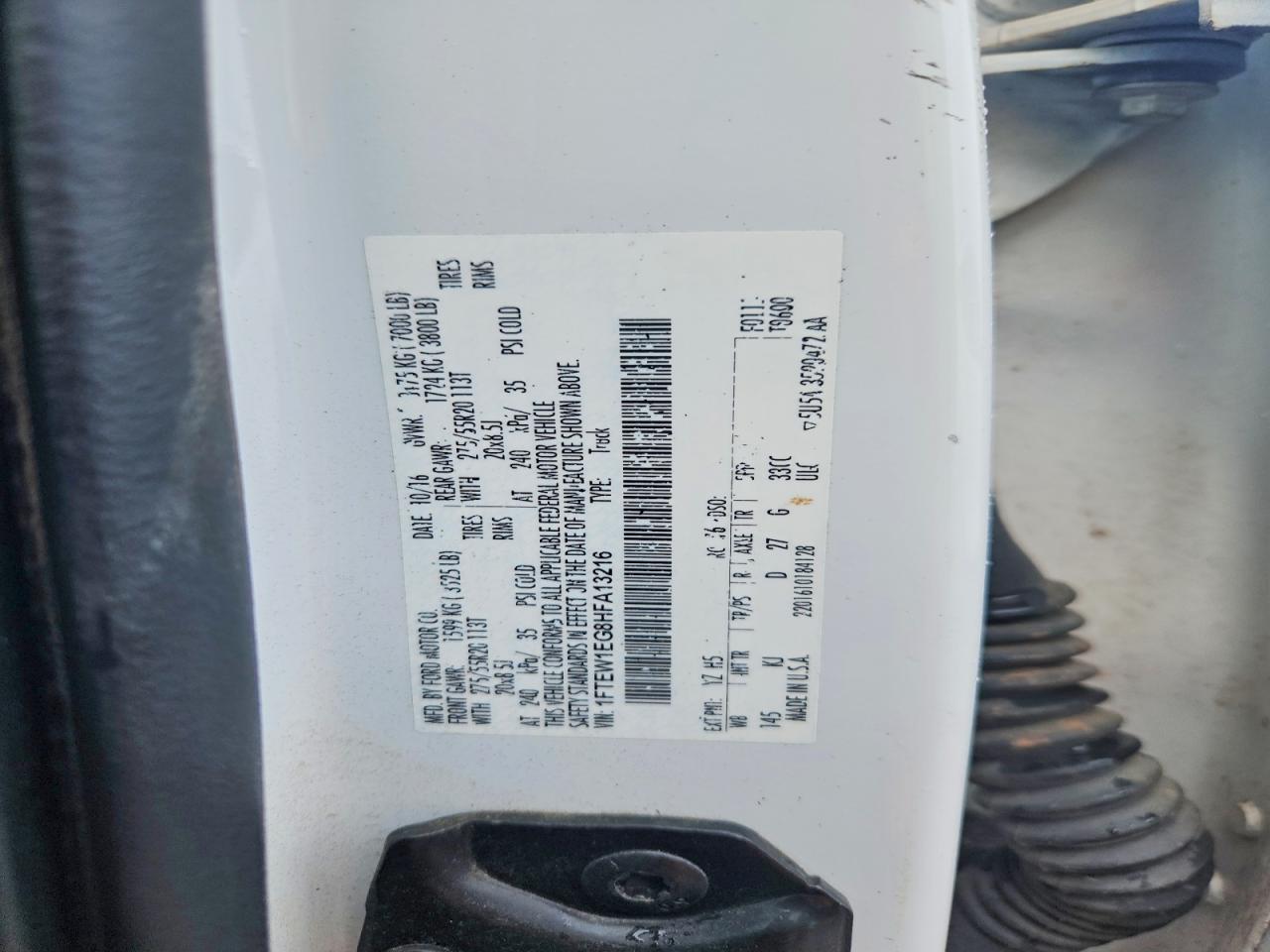 2017 Ford F150 Supercrew