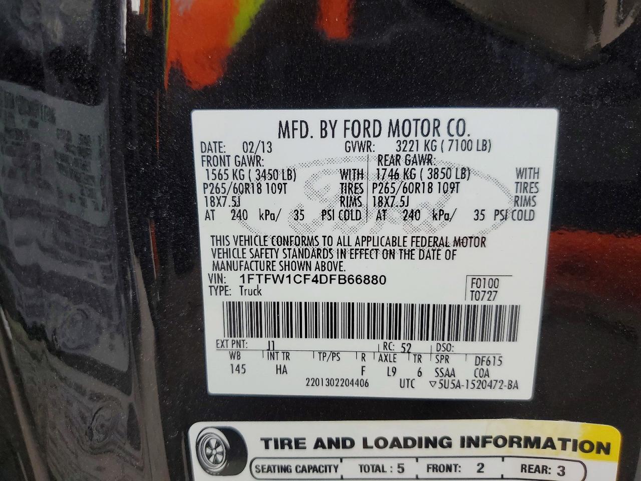 2013 Ford F150 Supercrew