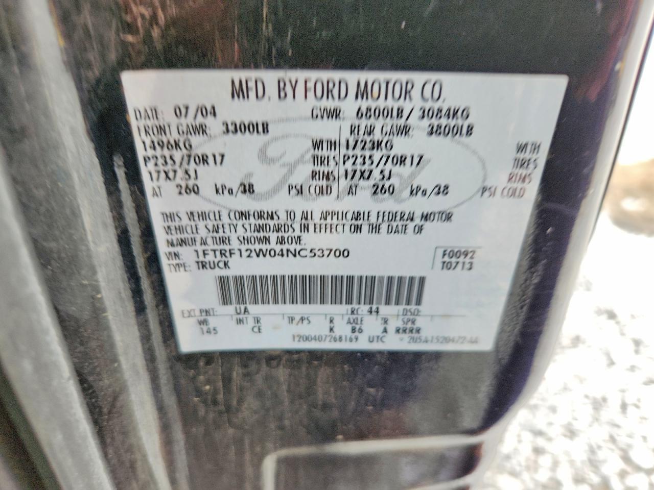 2004 Ford F150