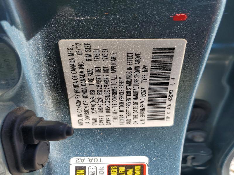 2012 Honda Cr-V EXL