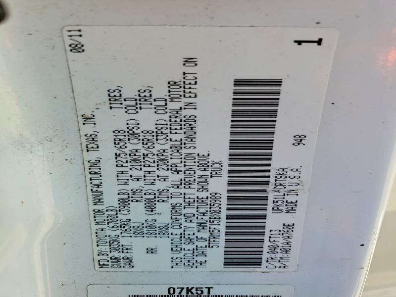2011 Toyota Tundra Double Cab SR5