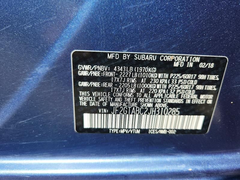 2018 Subaru Crosstrek Premium