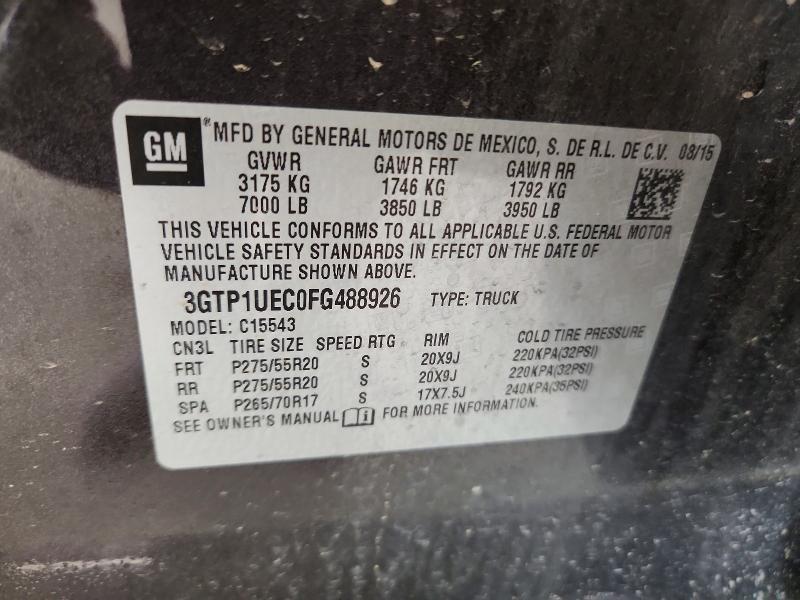 2015 GMC Sierra C1500 SLE