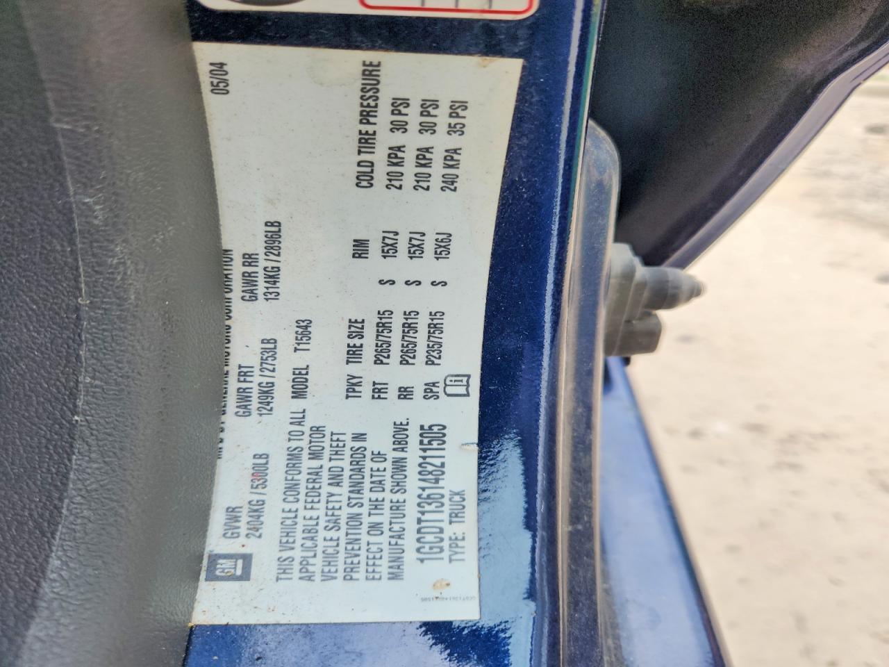 2004 Chevrolet Colorado