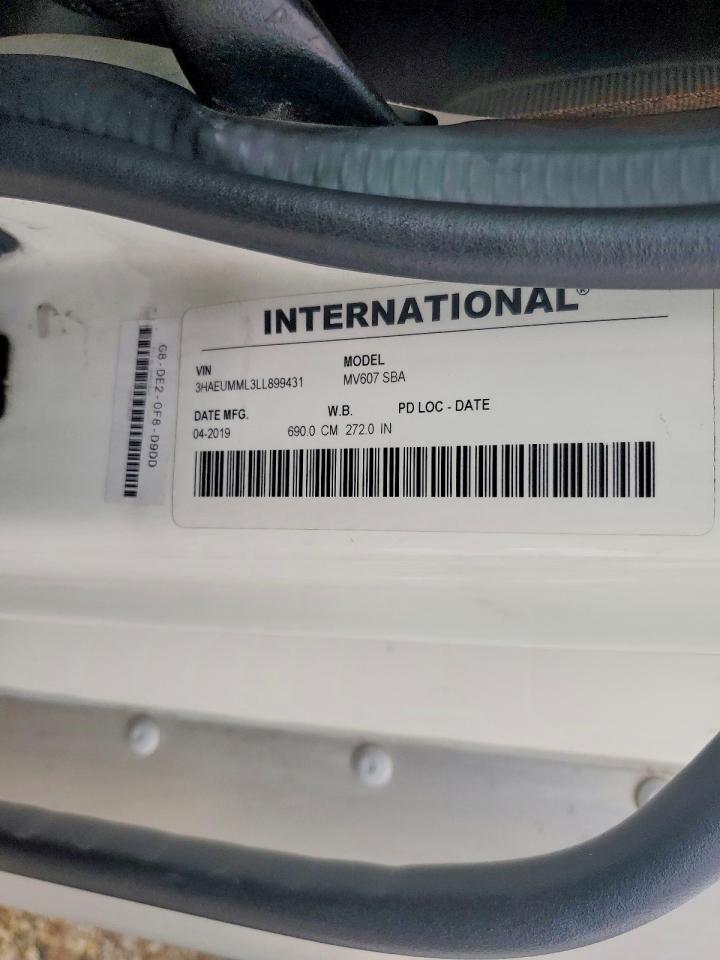 2020 International MV607 BOX Truck