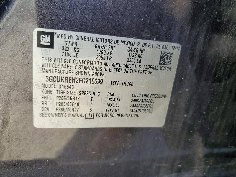 2015 Chevrolet Silverado K1500 LT