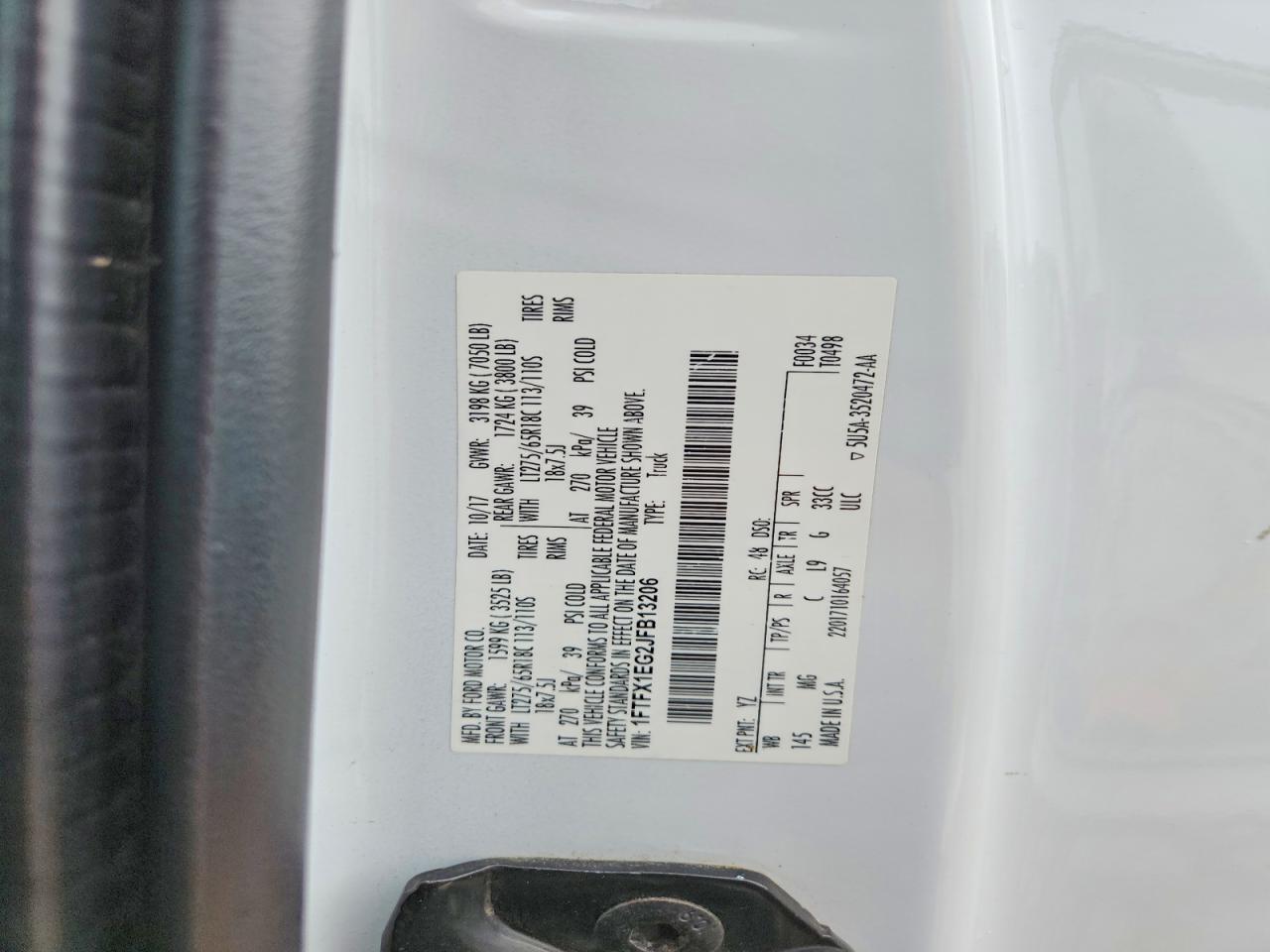 2018 Ford F150 Super Cab