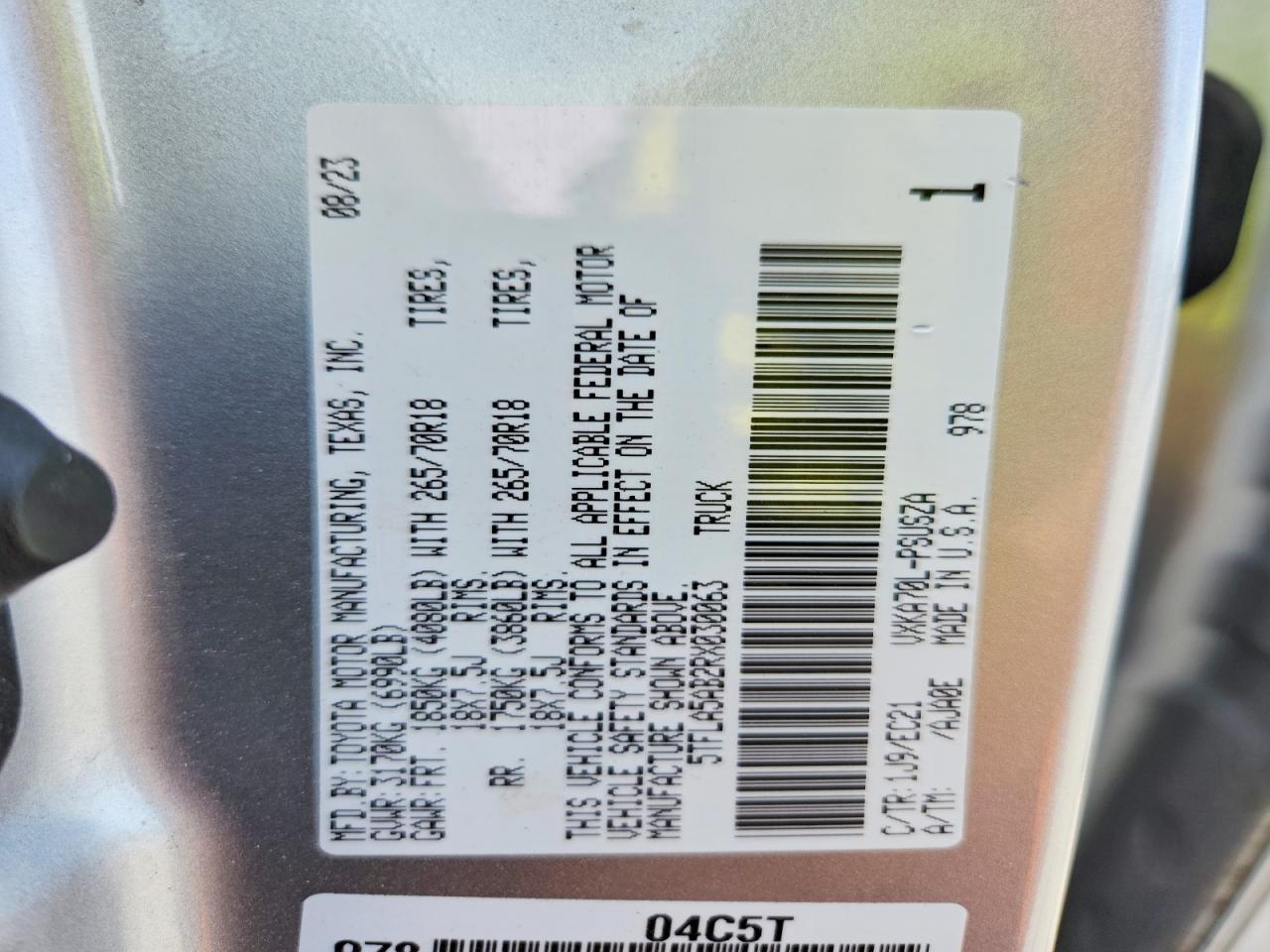 2024 Toyota Tundra SR5