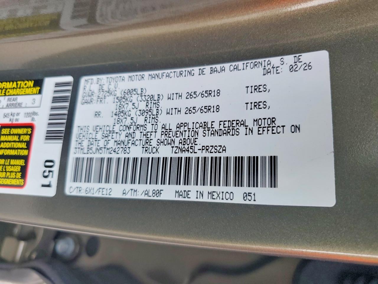 2026 Toyota Tacoma TRD Sport
