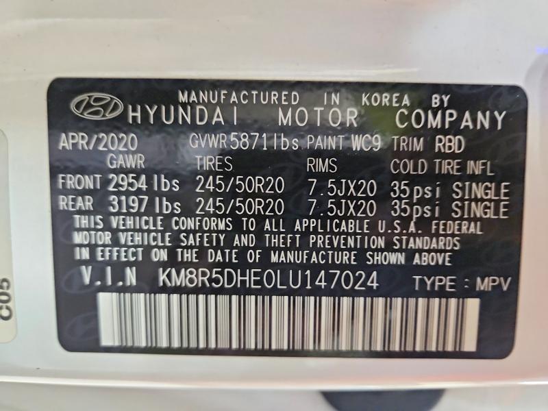 2020 Hyundai Palisade Limited