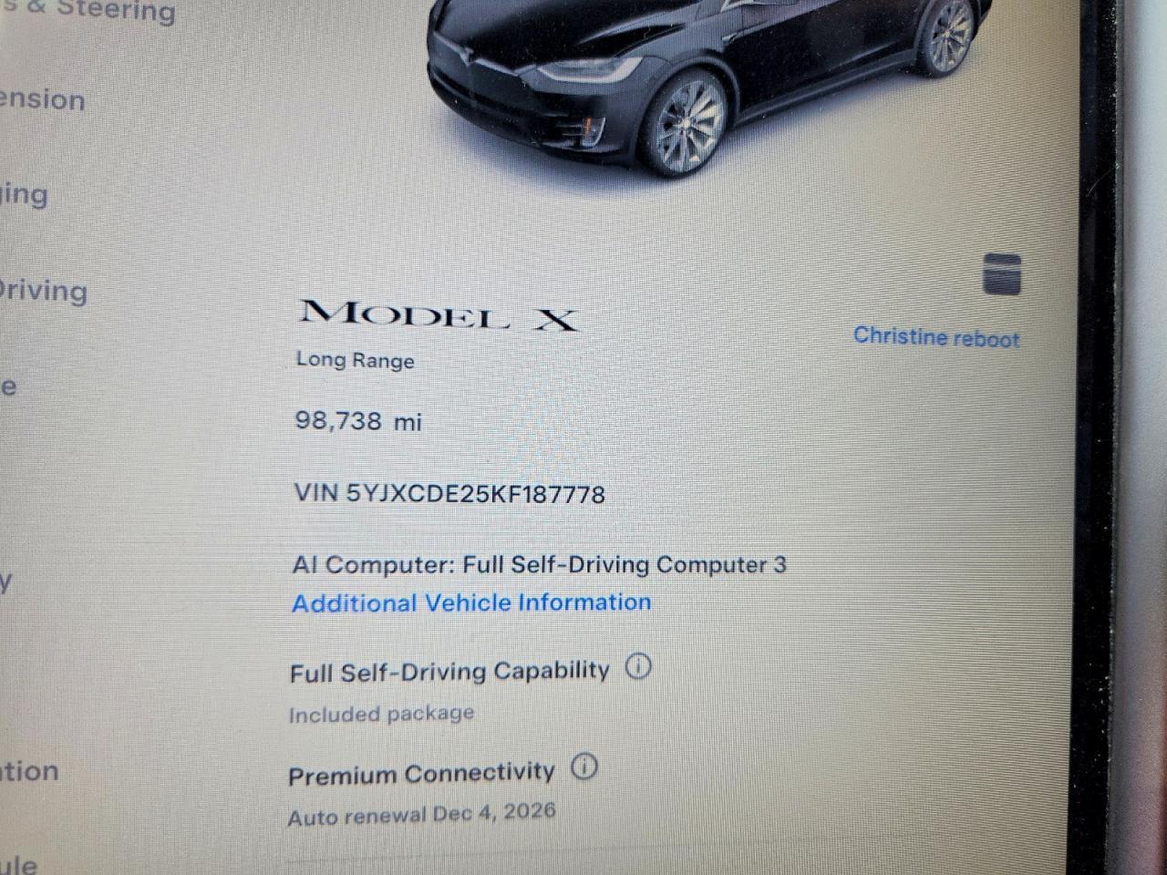 2019 Tesla Model X