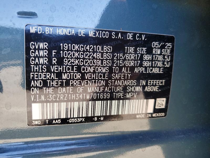 2026 Honda Hr-V LX
