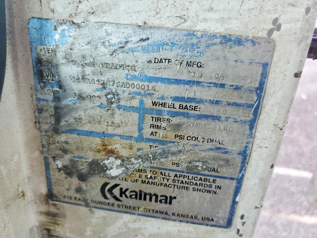 2006 Kalmar CYT 30 Yard Truck