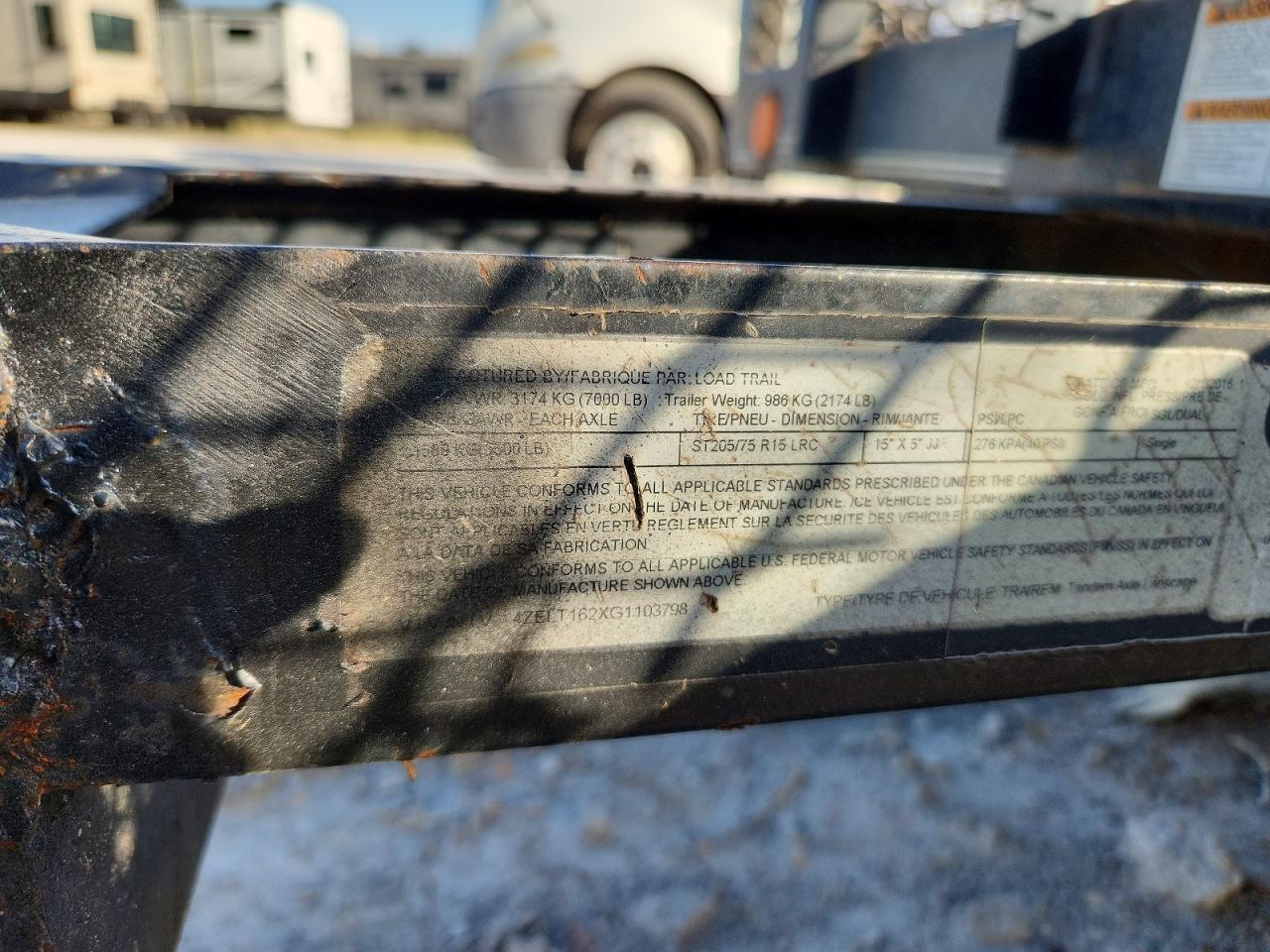 2016 Load Trail Unknown  Car OR Utility Trailer Utility Trailer