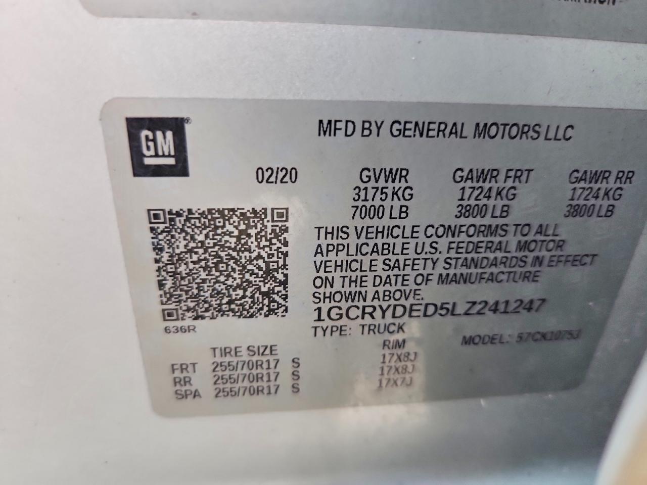 2020 Chevrolet Silverado K1500 LT