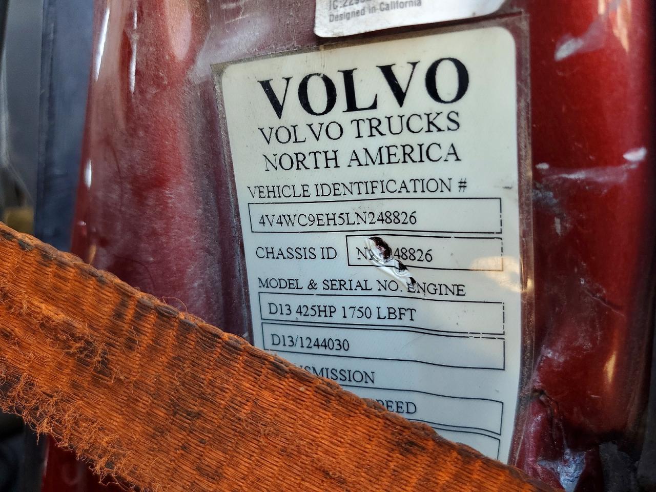 2020 Volvo VNR Semi Truck