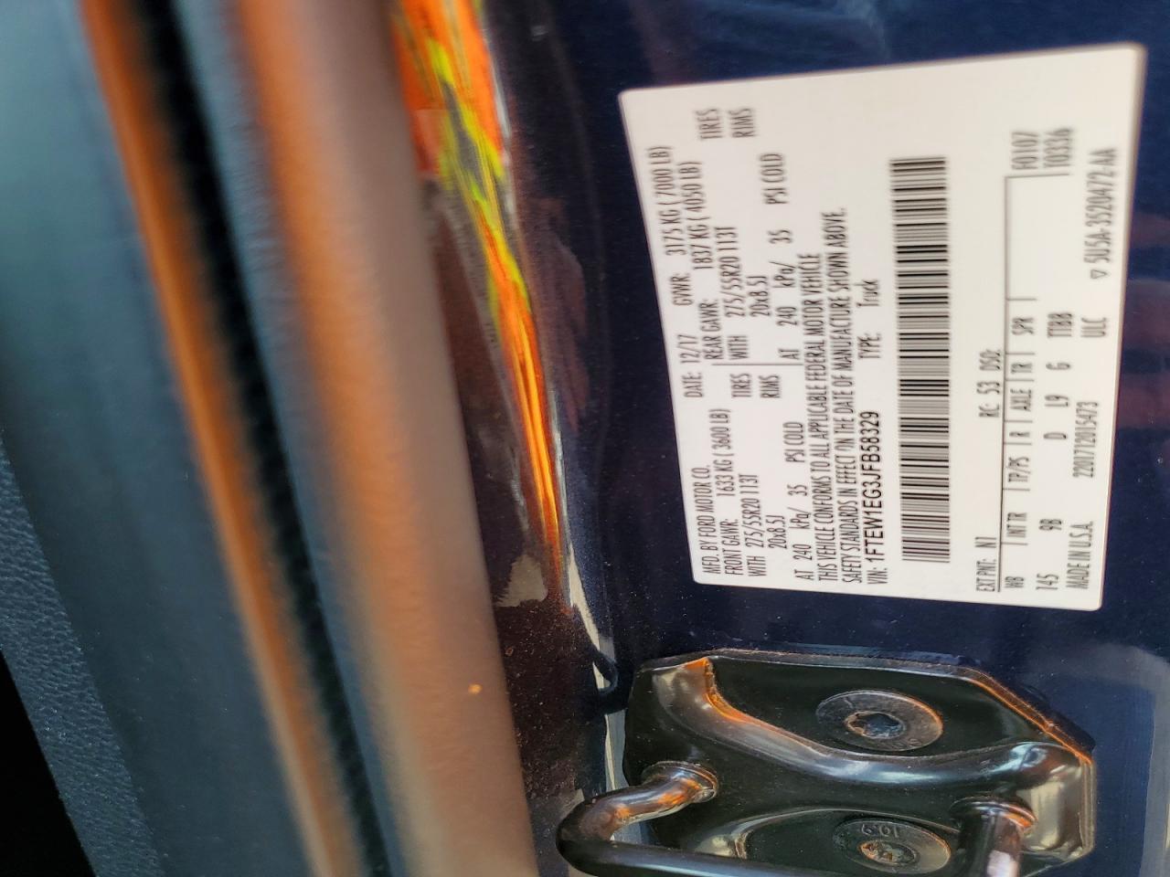 2018 Ford F150 Supercrew