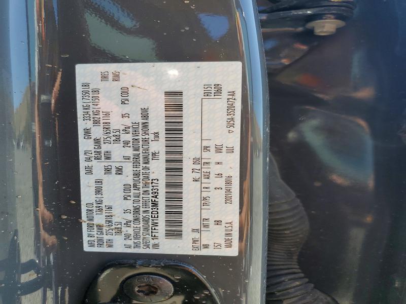 2021 Ford F150 Supercrew