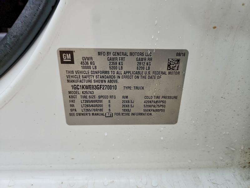 2016 Chevrolet Silverado K2500 Heavy Duty LTZ
