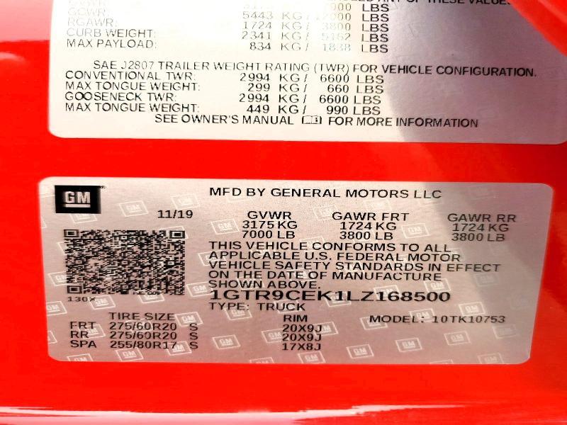 2020 GMC Sierra K1500 Elevation