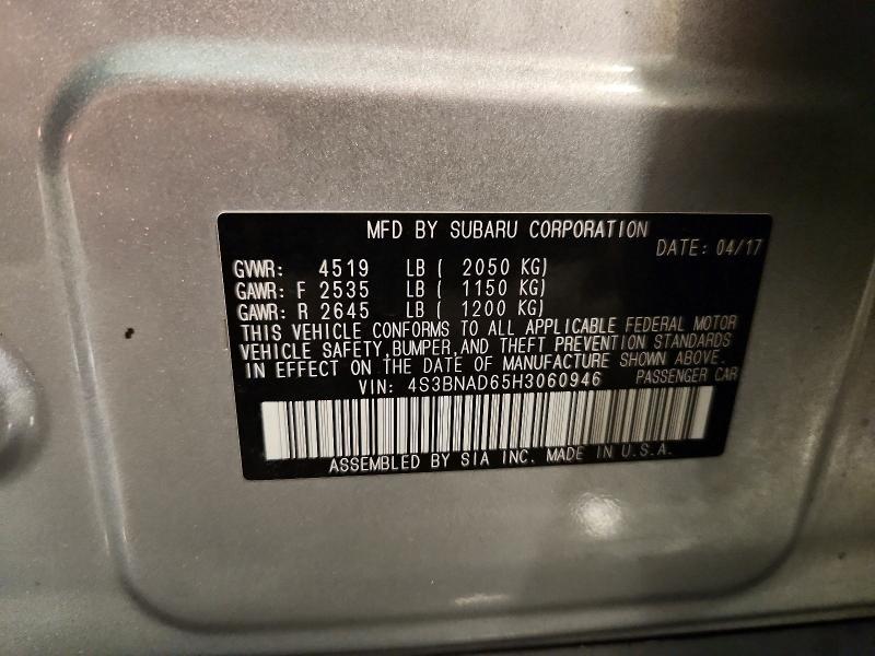 2017 Subaru Legacy 2.5i Premium