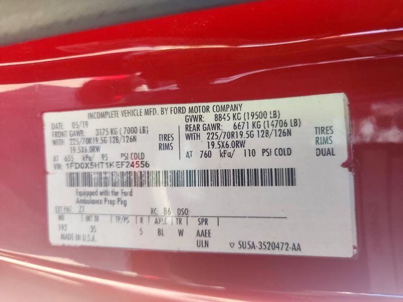 2019 Ford F550 Super Duty
