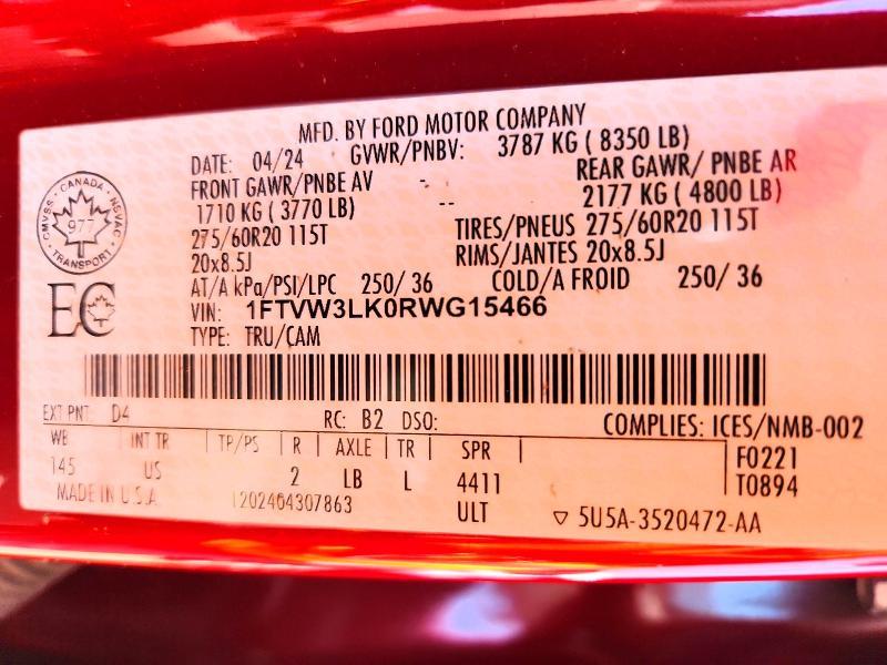 2024 Ford F150 Lightning XLT